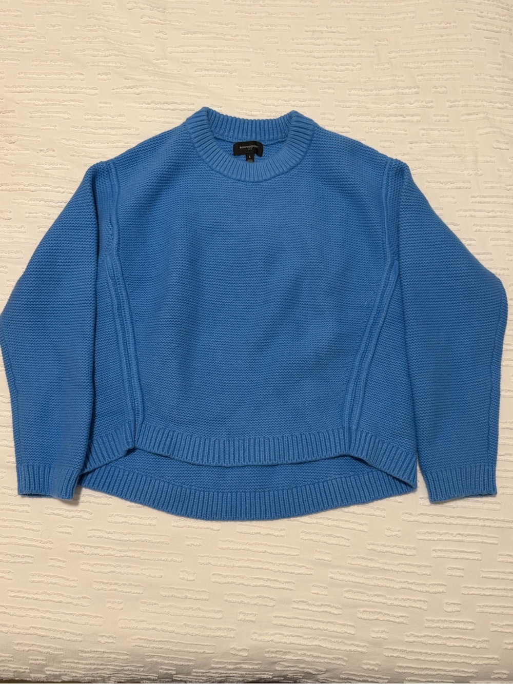 Banana Republic Bright Blue Crewneck Sweater